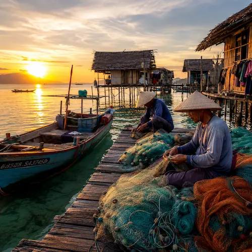 Island coastline and turquoise water for a Malaysia domestic escape